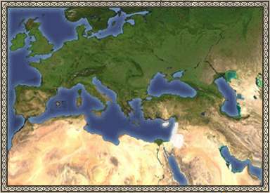 Map of The Crusader States in Medieval Total War 2, Stainless Steel Mod